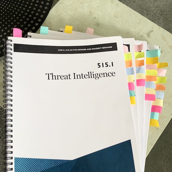 SANS course books